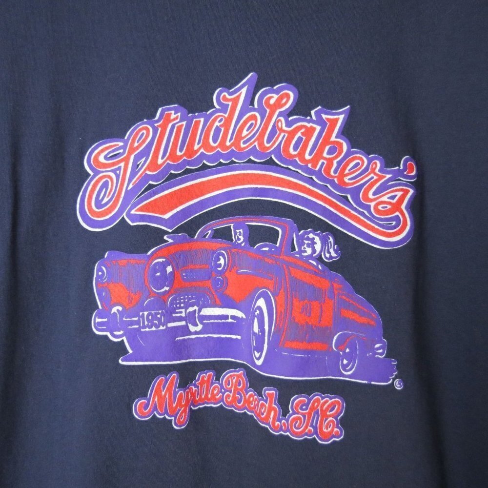 Vintage STUDEBAKERS Nightclub Myrtle Beach SC Graphic Tee T-Shirt Size L